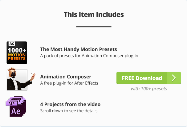 Animation Composer The Most Handy Motion Presets